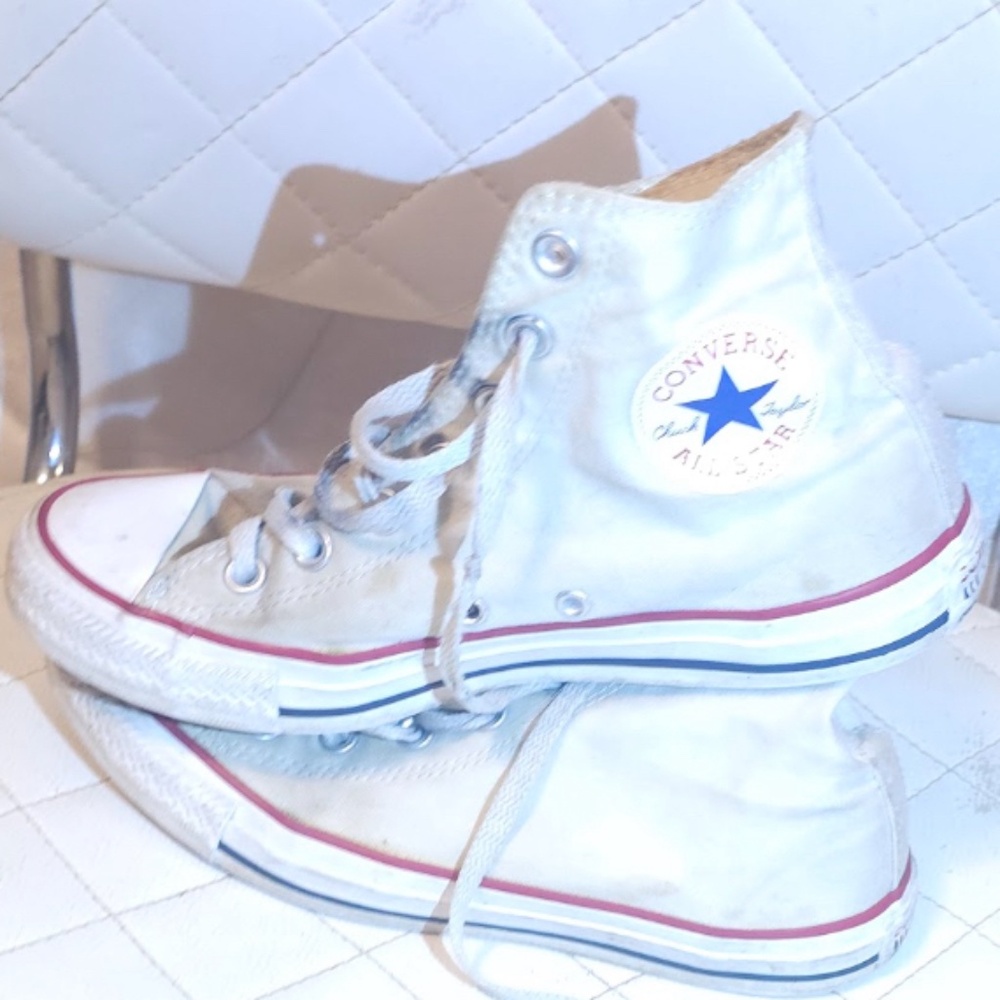 Vintage Converse All Star Chuck Taylor high top white
